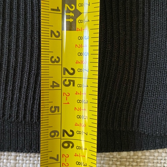 Banana Republic Womens V-Neck Black Knit Long Sleeve Office Casual Sweater-Sz-L - Picture 16 of 16